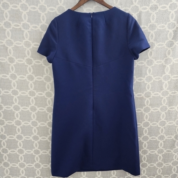 COPY - NWT Anne Klein Scuba Keyhole Bow front short sleeve Sheath Dress 10 - Picture 2 of 9